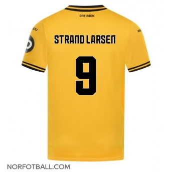 Billige Fotballdrakt Wolves Jorgen Strand Larsen #9 Replika Hjemmedrakt 2024-25 Kortermet